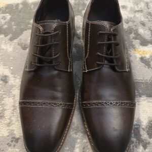 Classic Brown Leather Men's Dress Shoes